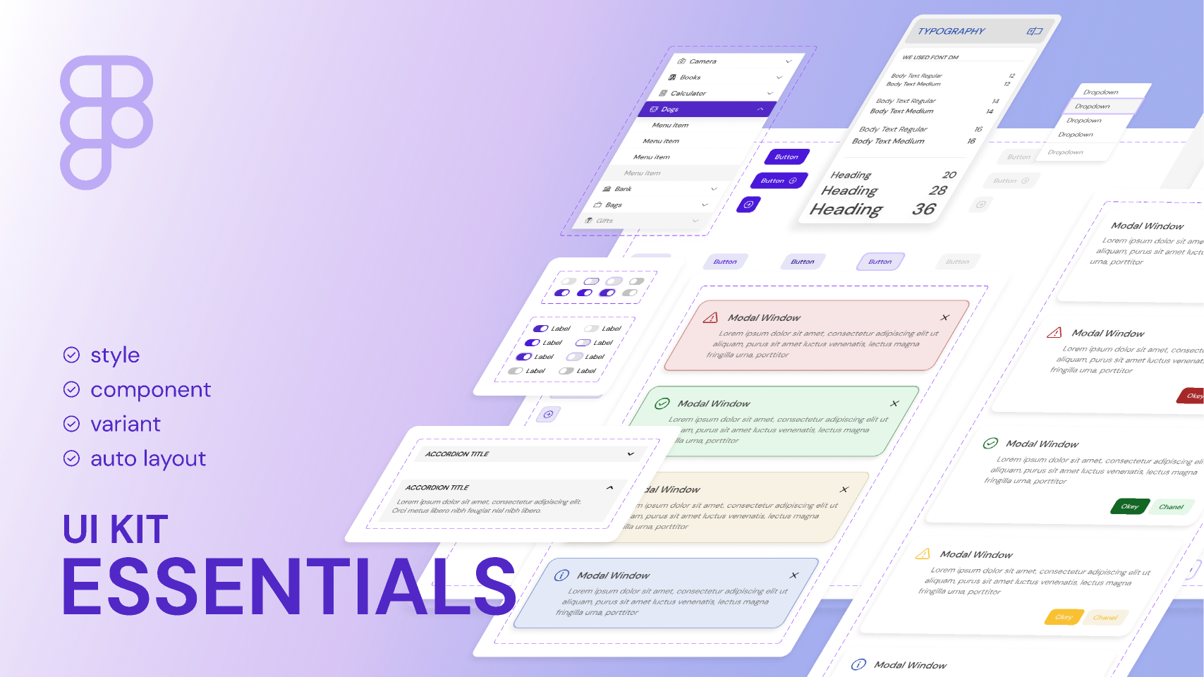 Screenshot of Figma interface showing design tools and collaboration